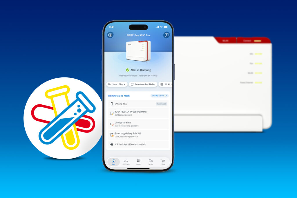 MyFRITZ App mit Smart Check für FRITZ!OS 8.50