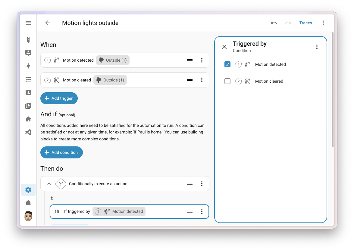 Home Assistant 2026.10 Automation mit neuer Triggered by Auswahl
