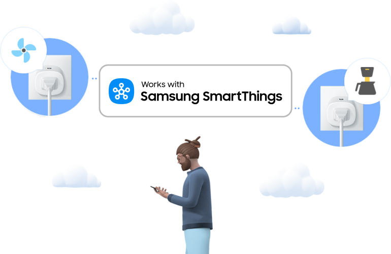 Works with SmartThings Logo für kompatible Smart Home Geräte